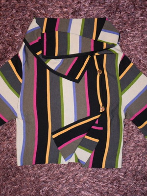 Bitte Kai Rand 100% Merino Wool Women's Vest Size S used, colorful