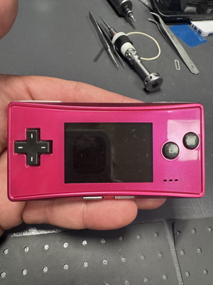 Nintendo GameBoy Micro pink used with charging cable