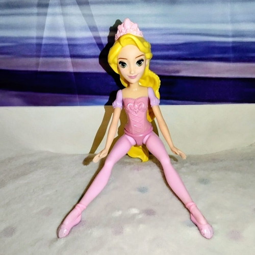 Rapunzel Water Ballet doll used, Disney Princess, 30 cm, Mattel 2020