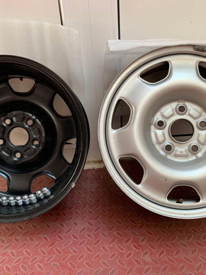 Toyota RAV-4 steel rims, set of 2, 44cm diameter