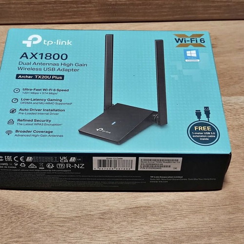 To-Link Archer TX20U USB Network Adapter with Wi-Fi 1800Mbps new