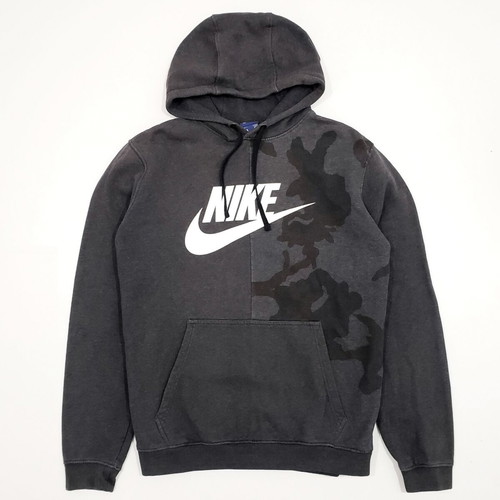 Nike AOP Club Fleece Hoody men's size L like new, gray