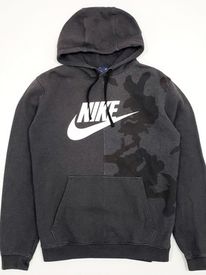 Nike AOP Club Fleece Hoody men's size L like new, gray