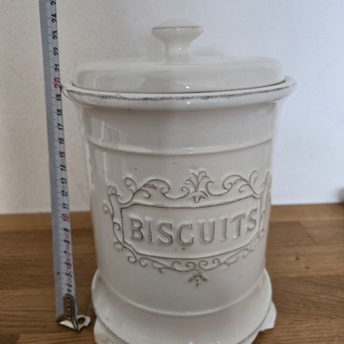 Storage jar like new for kitchen decor