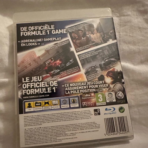 F1 Formula 2010 PlayStation 3 game used, racing