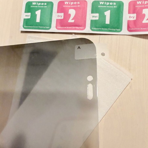 iPhone 12 privacy tinted screen protectors, new, set of 2