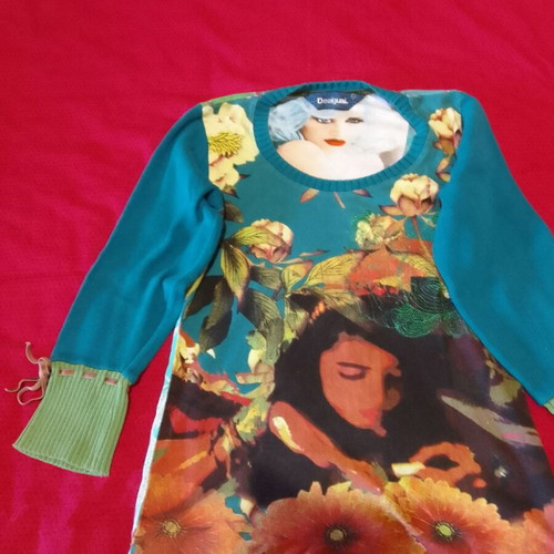 Desigual women's blouse used, colorful, size L
