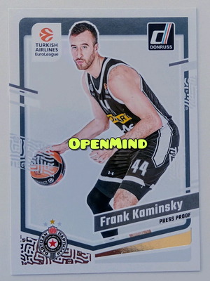 Frank Kaminsky Donruss Press Proof Card #111 Partizan new