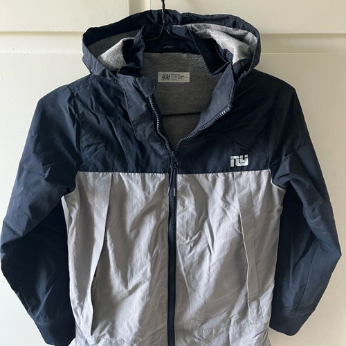 H&M jacket for boys 9-10 years used, gray and blue