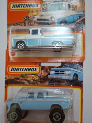 Matchbox cars new, pack of 2