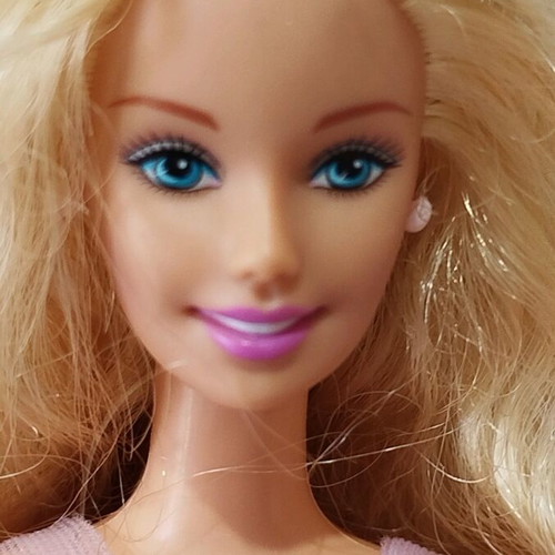Barbie used, lot of 4 damaged dolls for projects