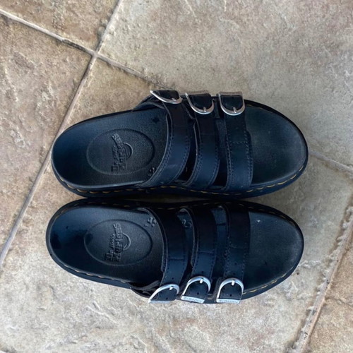 DrMartens Blair’s Slide leather sandals like new, size 37, black