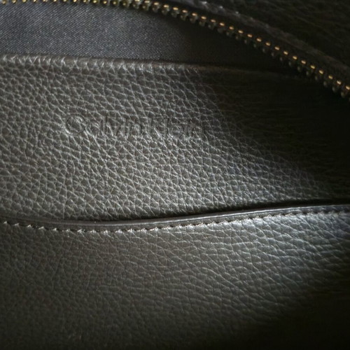 Calvin Klein leather handbag like new, black and brown