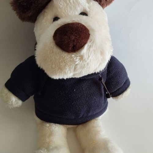 Animal hand puppets used, pack of 3, 32-38 cm