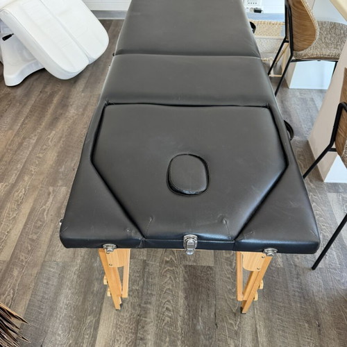 Quirumed folding wooden massage bed, 185x60 cm