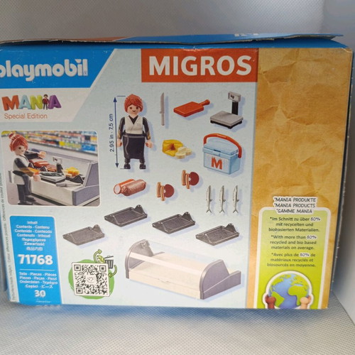 Playmobil Mania By Migros 71768 Refrigerator Counter Special Edition New
