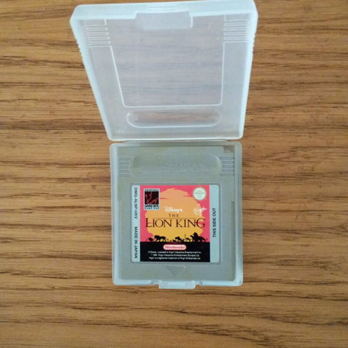 Game Boy game used with case