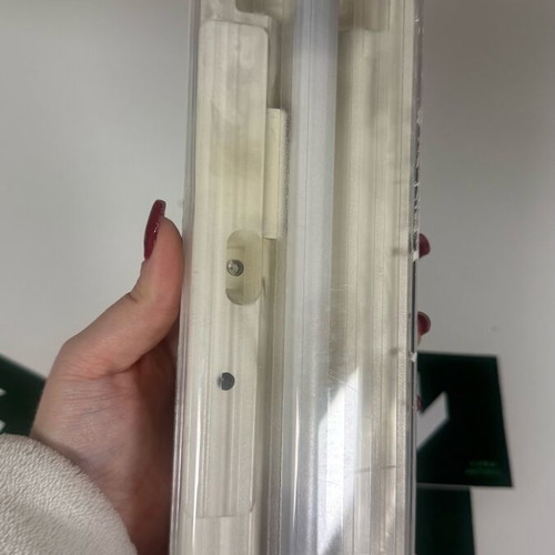 Emergency exit safety light like new with stickers