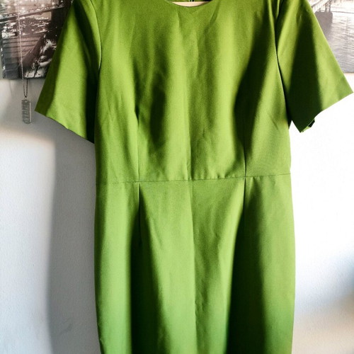 Midi office dress Mango new, size XL, green