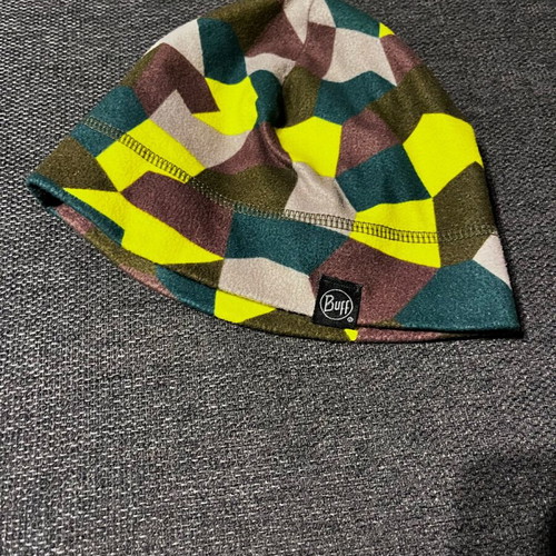 Buff kids hat like new, multicolored, size S