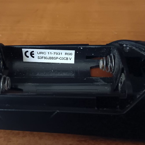 One For All 11-7931 universal remote control used, programmable for 3 devices