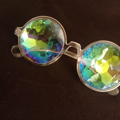 Kaleidoscope glasses new transparent