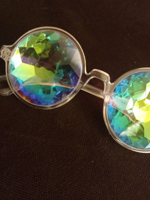 Kaleidoscope glasses new transparent