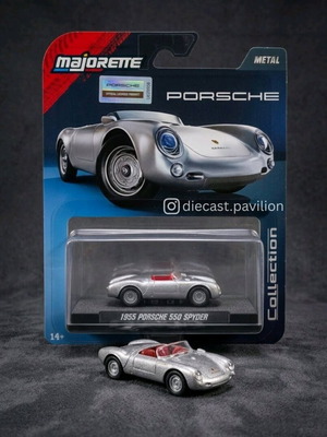 Majorette 1955 Porsche Spyder μοντέλο νέο, κλίμακα 1:64