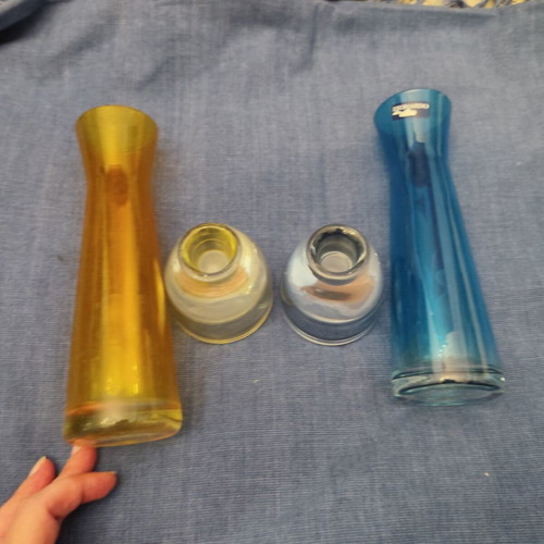 Leonardo vase and candle holder set like new