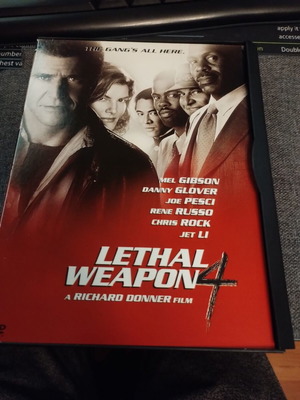 Lethal Weapon 4 DVD mint condition with subtitles