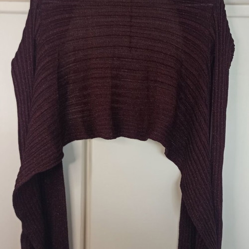 Ioanna Kourbela 2550 Dianalux Shimmering Water cardigan new vintage brown