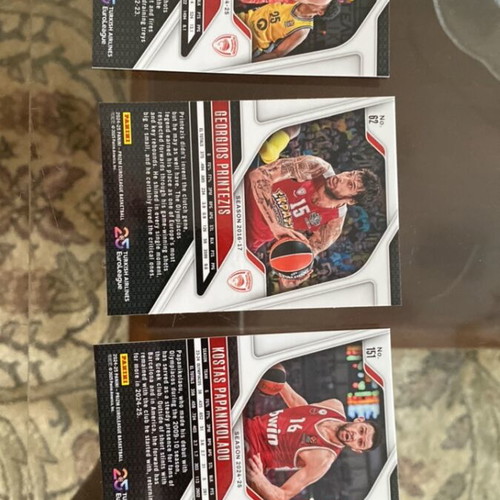 Olympiacos player set Panini collectible cards new