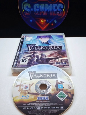 Valkyria Chronicles PlayStation 3 used, slight sun faded artbox