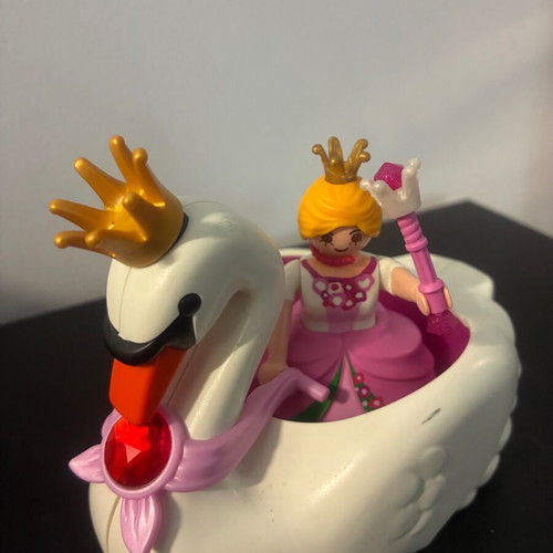 Playmobil Swan Boat with Princess like new