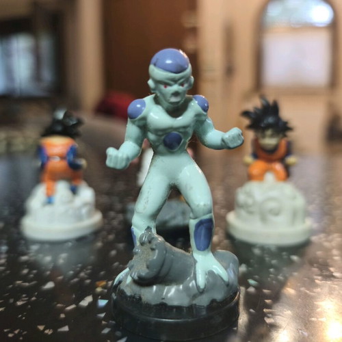 Dragonball figures used, set of 4 pieces