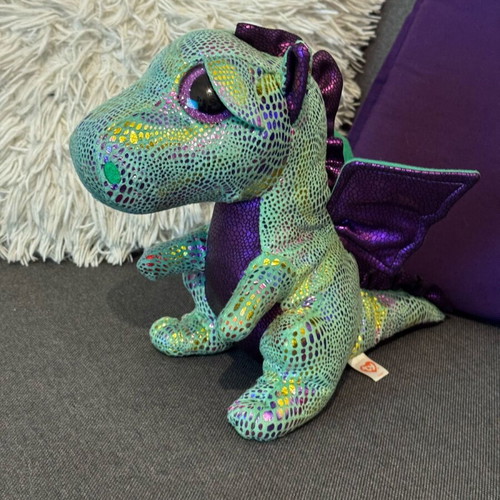 Plush dragon 25 cm like new