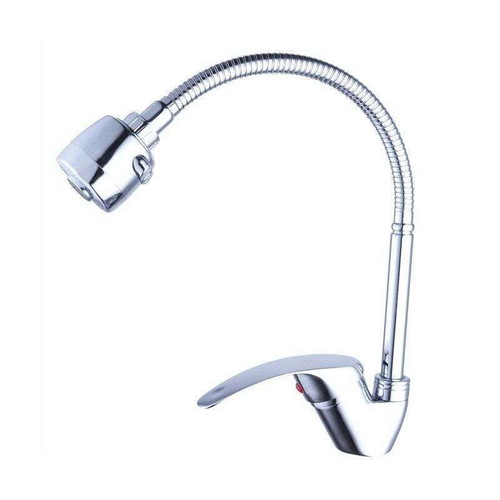 Kitchen Faucet Silver With Flexible Spiral New