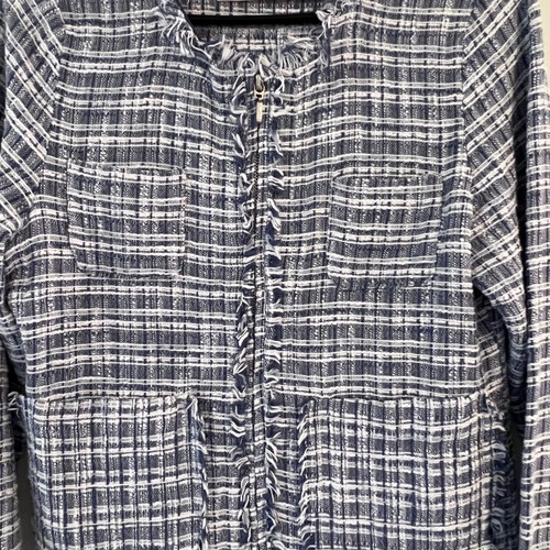 Line of Oslo cotton tweed bouclé jacket