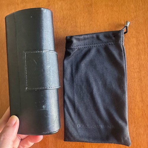 Dolce Gabbana glasses case like new with inner protective pouch