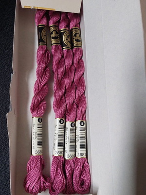 DMC Cotton Perle embroidery threads new, color No 3687