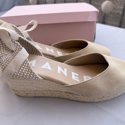 Manebi Espadrilles No41 like new, beige