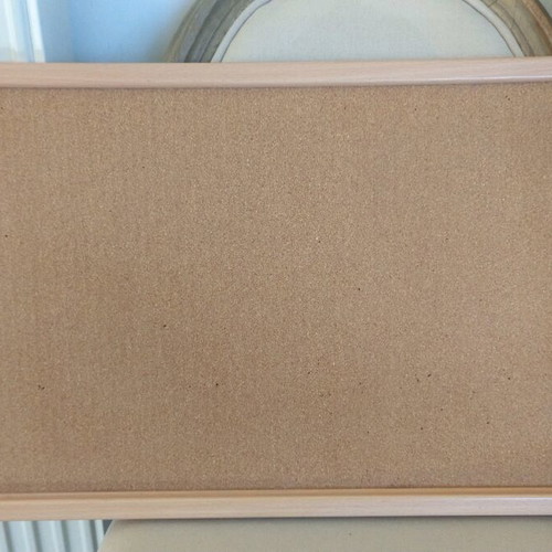Cork bulletin board used 60x40cm