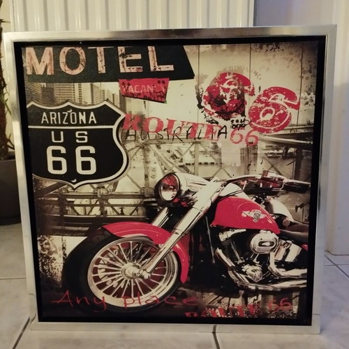 Timeless decorative framed print 50x50 cm like new