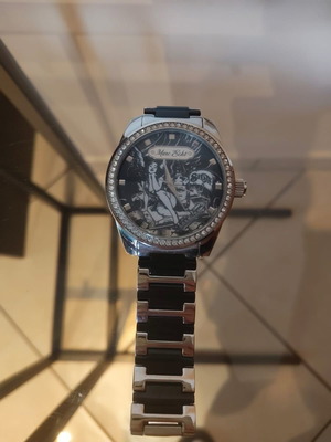 Marc Ecko E14036G1 watch used, unisex, black and silver