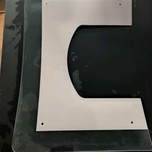 Chimney hood glass 70cm x 49cm like new