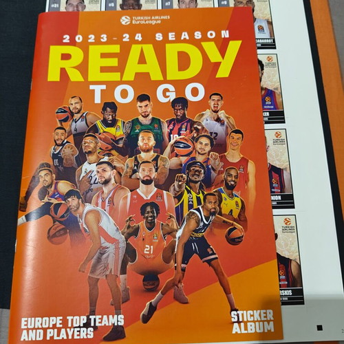 Euroleague 2023-2024 album new with stickers