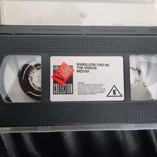 Marillion 1982-86 The Videos VHS used, rock