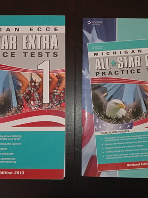 All Star Extra Practice Tests 1 Michigan ECCE book like new, English