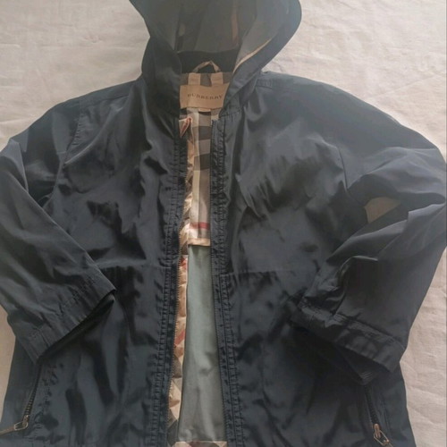 Burberry kids thin jacket 4Y 104cm dark blue, like new