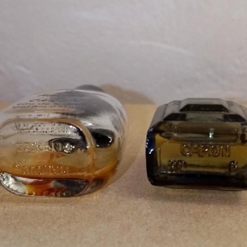 Le 3ème Homme by CARON vintage perfumes used, set of 2 bottles